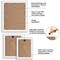 Americanflat 11x14 (1), 8x10 (2), 5x7 (4) Gallery Wall Frame Set - Set of 7 - Collage Wall Art Decor - Shatter Resistant Glass - Adjustable Hanging Hardware - Includes Easels